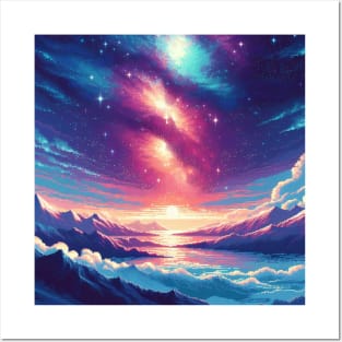 Galaxy Sky Posters and Art